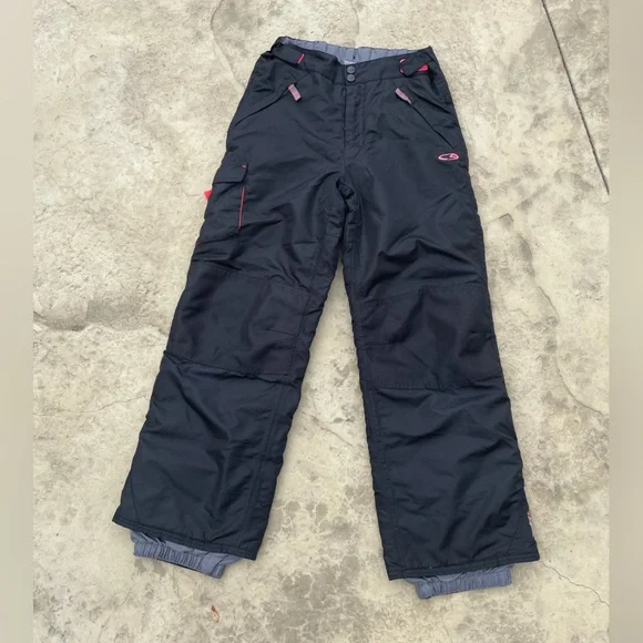 Champion black and pink Girls snow pants - Picture 1 of 11